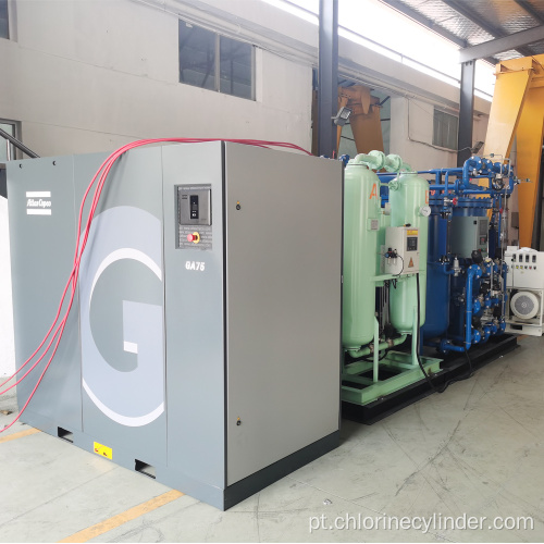 China different types  O2 generator purity making  filling machine  plant for  south america